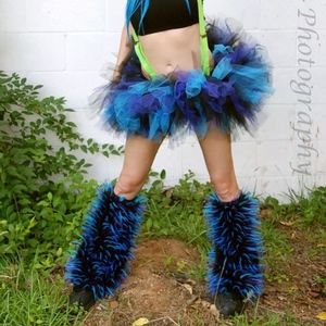 Rave Fluffies, Gogo Boots, Boot Covers, Leg Warmer